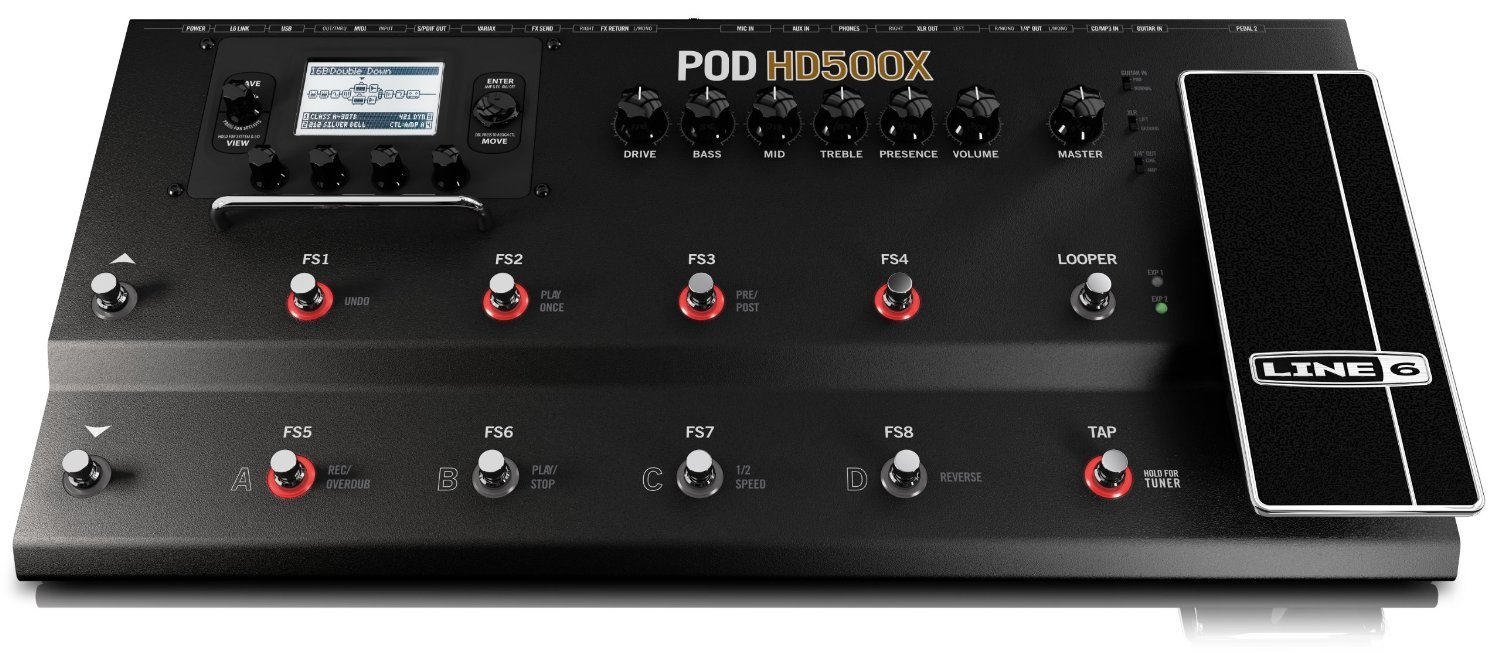 LINE6 POD HD500X」は「TONEX PEDAL」の足りない部分をすべて補える